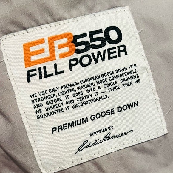 Eddie Bauer Women’s Down Filled Quilted Puffer Vest Zip Up & Toggles Size Large - Picture 12 of 12